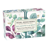 Michel Design Works Boxed Single Soap 4.5 Oz. - Eucalyptus & Mint at FreeShippingAllOrders.com - Michel Design Works - Bar Soaps