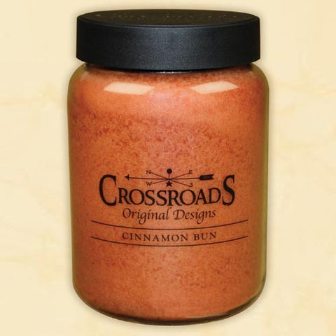 Crossroads Classic Candle 26 Oz. - Cinnamon Bun at FreeShippingAllOrders.com - Crossroads - Candles