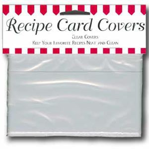 Labeleze Recipe Card Protective Covers 3 x 5 at FreeShippingAllOrders.com - Labeleze - Recipe Card Covers