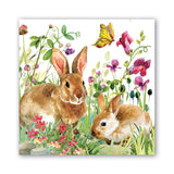 Michel Design Works Paper Luncheon Napkins - Bunny Meadow at FreeShippingAllOrders.com - Michel Design Works - Luncheon Napkins