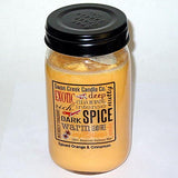 Swan Creek 100% Soy 24 Oz. Jar Candle - Spiced Orange & Cinnamon at FreeShippingAllOrders.com - Swan Creek Candles - Candles