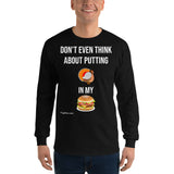Gyftzz Apparel Men's Classic Long Sleeve Shirt - No Turkey in My Cheeseburger at FreeShippingAllOrders.com - FreeShippingAllOrders.com - Men's T-Shirts