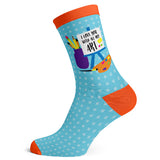 Sock Atomica Unisex Cotton Blend Socks - Love You With All My Art at FreeShippingAllOrders.com - Sock Atomica - Socks