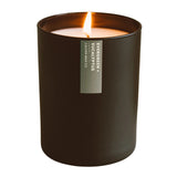 Calyan Wax Co. Matte Black Glass Tumbler Candle 10.2 Oz. - Evergreen & Eucalyptus