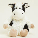 Warmies® Microwavable 13” Plush - Black & White Cow