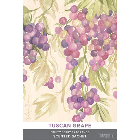 Fresh Scents Tuscan Grape Scented Sachets – Set of 6