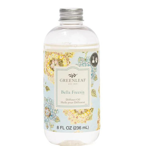 Aceite Difusor de Carrizo Greenleaf 8.5 Oz.- Bella Freesia