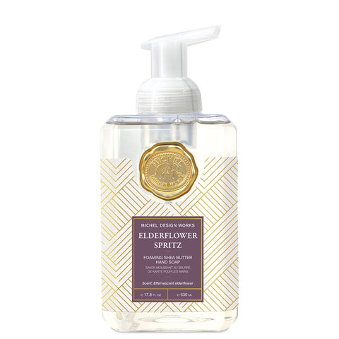 Michel Design Works Foaming Shea Butter Hand Soap 17.8 Oz. - Elderflower Spritz