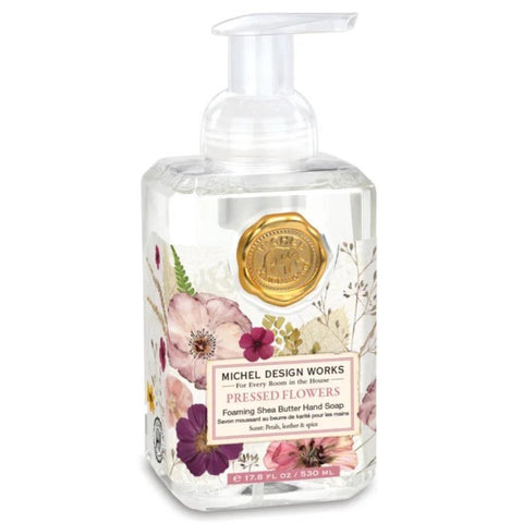 Michel Design Works Foaming Shea Butter Hand Soap 17.8 Oz. - Pressed Flowers