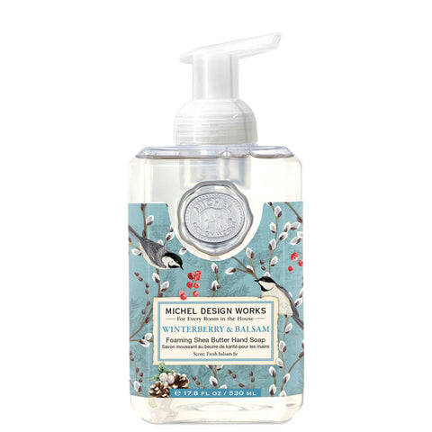 Michel Design Works Foaming Shea Butter Hand Soap 17.8 Oz. - Winterberry & Balsam