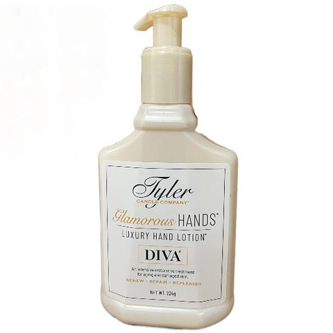 Tyler Candle Glamorous Luxury Hand Lotion 8 Oz. - Diva