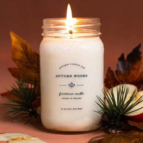 Antique Candle Co. Soy Candle 16 Oz. - Autumn Woods - FreeShippingAllOrders.com
