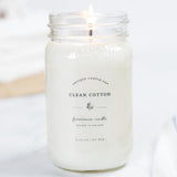 Antique Candle Co. Soy Candle 16 Oz. - Clean Cotton - FreeShippingAllOrders.com