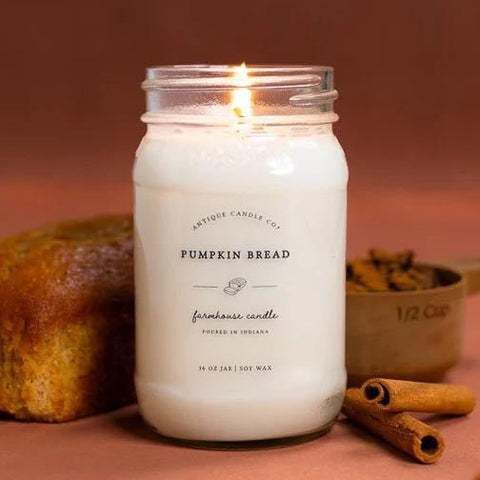 Antique Candle Co. Soy Candle 16 Oz. - Pumpkin Bread - FreeShippingAllOrders.com