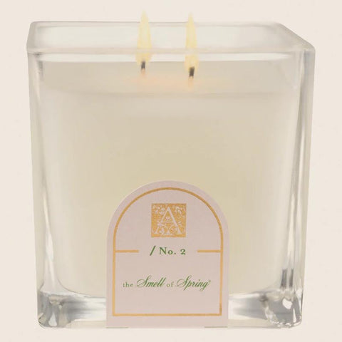 Aromatique Cube Glass Candle 12 Oz. - The Smell of Spring - FreeShippingAllOrders.com