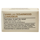 Australian Soapworks Wavertree & London 200g Soap - Vanilla Cedarwood Cinnamon - FreeShippingAllOrders.com