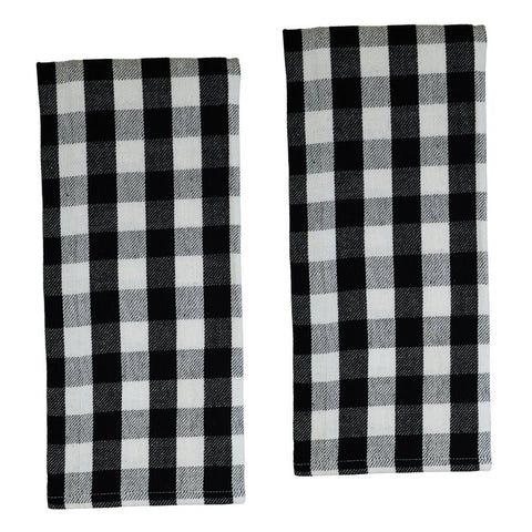 Boston International Tea Towel Set of 2 - Buffalo Check - FreeShippingAllOrders.com