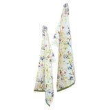 Boston International Tea Towel Set of 2 - Packed Flowers - FreeShippingAllOrders.com