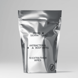 Bravo Sierra Antibacterial Body Wipes - 10 Count - FreeShippingAllOrders.com