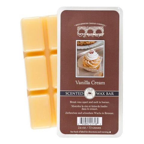 Bridgewater Candle Scented Wax Bar 2.6 Oz. - Vanilla Cream - FreeShippingAllOrders.com