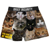 Brief Insanity Boxers - You Had Me At Meow - FreeShippingAllOrders.com