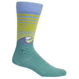 Brown Dog Hosiery Men's Socks - Atlantic Beach Della Blue Waves - FreeShippingAllOrders.com