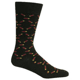 Brown Dog Hosiery Men's Socks - High Brass Black - FreeShippingAllOrders.com