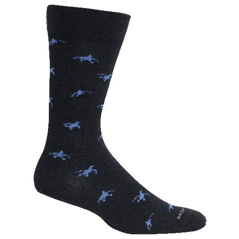 Brown Dog Hosiery Men's Socks - Hyde Navy - FreeShippingAllOrders.com