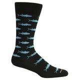 Brown Dog Hosiery Men's Socks - Off Shore Black - FreeShippingAllOrders.com