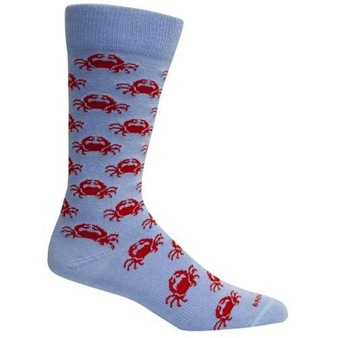 Brown Dog Hosiery Men's Socks - Pamlico Della Blue - FreeShippingAllOrders.com