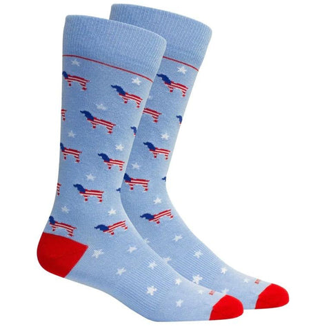 Brown Dog Hosiery Men's Socks - Red White & Beau - FreeShippingAllOrders.com