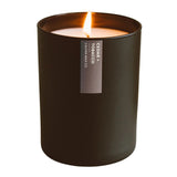 Calyan Wax Co. Matte Black Glass Tumbler Candle 10.2 Oz. - Cedar & Tobacco - FreeShippingAllOrders.com