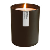 Calyan Wax Co. Matte Black Glass Tumbler Candle 10.2 Oz. - Musk & Teakwood - FreeShippingAllOrders.com