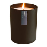 Calyan Wax Co. Matte Black Glass Tumbler Candle 10.2 Oz. - Oakmoss & Amber - FreeShippingAllOrders.com