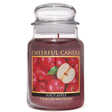 Cheerful Candle 24 Oz. Jar - Juicy Apple - FreeShippingAllOrders.com