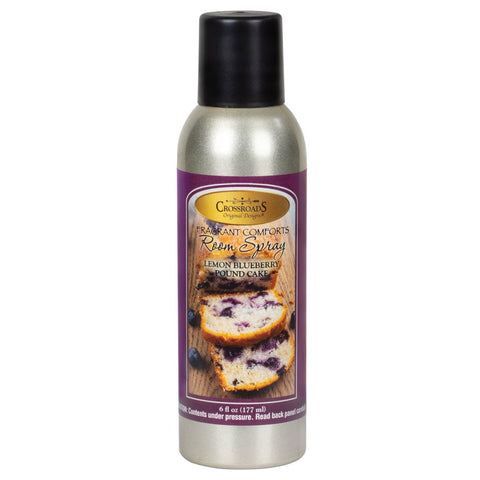 Crossroads Room Spray 6 Oz. - Lemon Blueberry Pound Cake - FreeShippingAllOrders.com