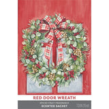 Fresh Scents Red Door Wreath Scented Sachets – Set of 6 - FreeShippingAllOrders.com