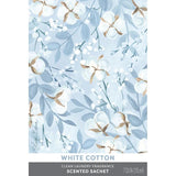 Fresh Scents Scented Sachet Set of 6 - White Cotton - FreeShippingAllOrders.com