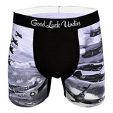 Good Luck Undies Boxer Briefs - Vintage Fighter Planes - FreeShippingAllOrders.com