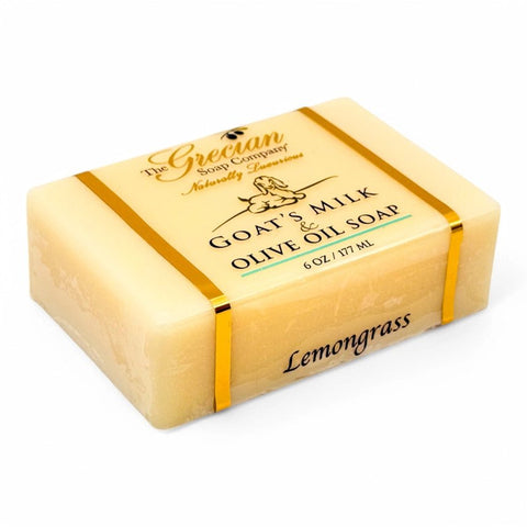 Grecian Soap Company Goats Milk & Olive Oil Soap 5 Oz. - Lemongrass - FreeShippingAllOrders.com