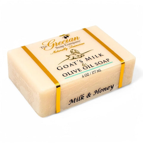 Grecian Soap Company Goats Milk & Olive Oil Soap 5 Oz. - Milk & Honey - FreeShippingAllOrders.com