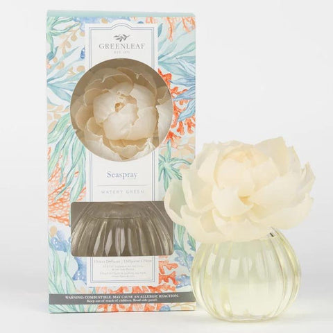 Greenleaf Gifts Flower Diffuser 8 Oz. NEW SHAPE - Seaspray - FreeShippingAllOrders.com