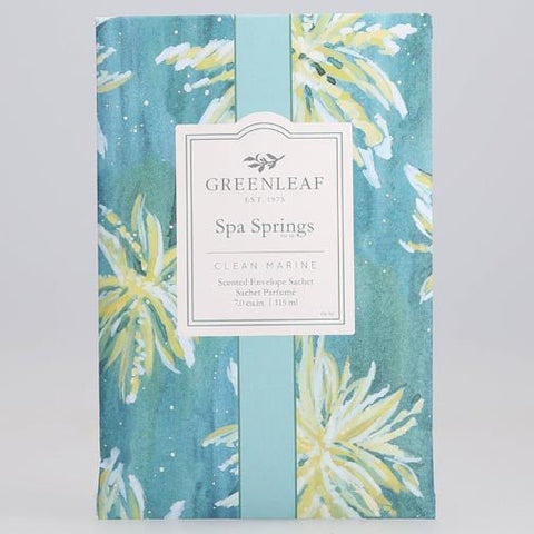 Greenleaf Large Scented Envelope Sachet Pack of 6 - Spa Springs - FreeShippingAllOrders.com