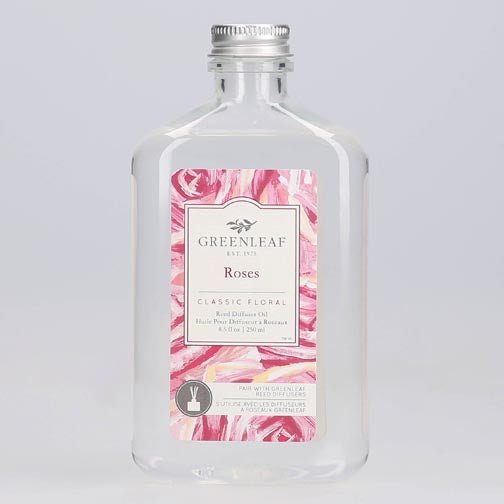 Greenleaf Reed Diffuser Oil 8.5 Oz.- Roses