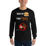 Gyftzz Apparel Men's Classic Long Sleeve Shirt - Make My Cheeseburger from Beef - FreeShippingAllOrders.com