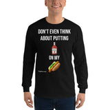 Gyftzz Apparel Men's Classic Long Sleeve Shirt - No Ketchup on My Hot Dog - FreeShippingAllOrders.com