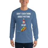 Gyftzz Apparel Men's Classic Long Sleeve Shirt - No Ketchup on My Hot Dog - FreeShippingAllOrders.com