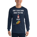 Gyftzz Apparel Men's Classic Long Sleeve Shirt - No Ketchup on My Hot Dog - FreeShippingAllOrders.com