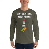 Gyftzz Apparel Men's Classic Long Sleeve Shirt - No Ketchup on My Hot Dog - FreeShippingAllOrders.com