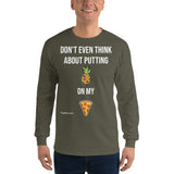 Gyftzz Apparel Men's Classic Long Sleeve Shirt - No Pineapple on My Pizza - FreeShippingAllOrders.com